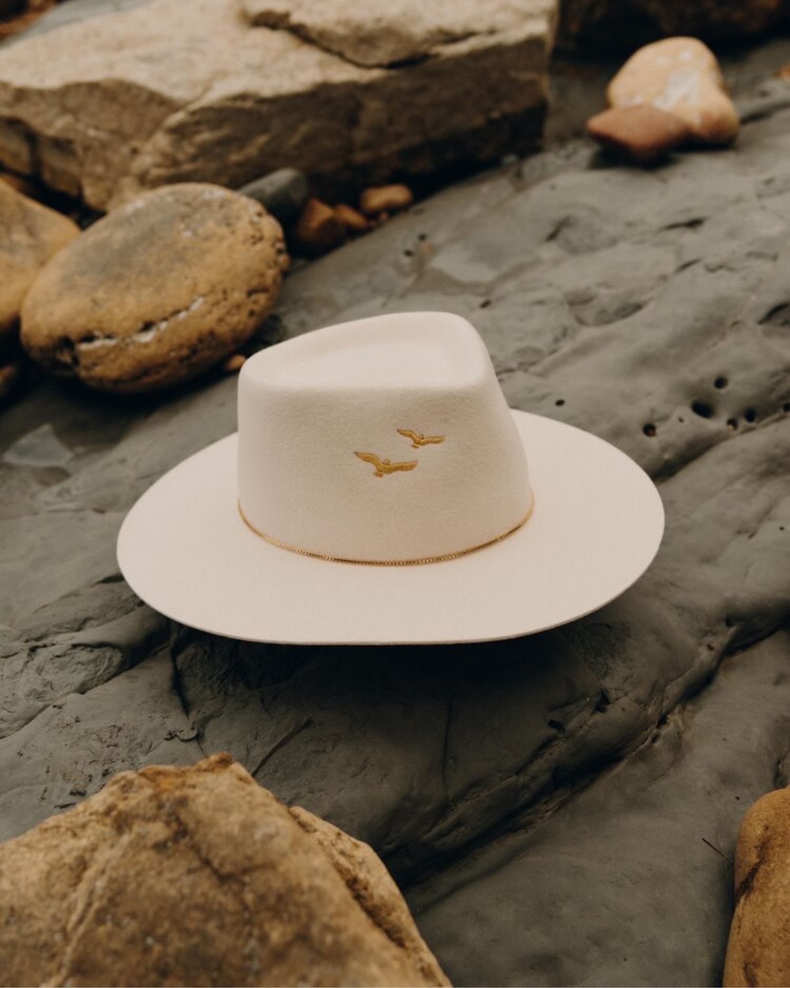 VAN PALMA - GAIA Felt Hat | Off White