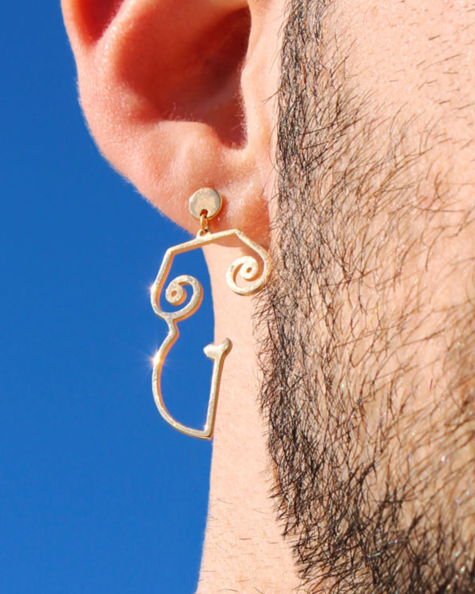 VFELDER - NUDE Golden Earrings | Gold