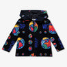 WOP - Eco-friendly printed hooded jacket for children