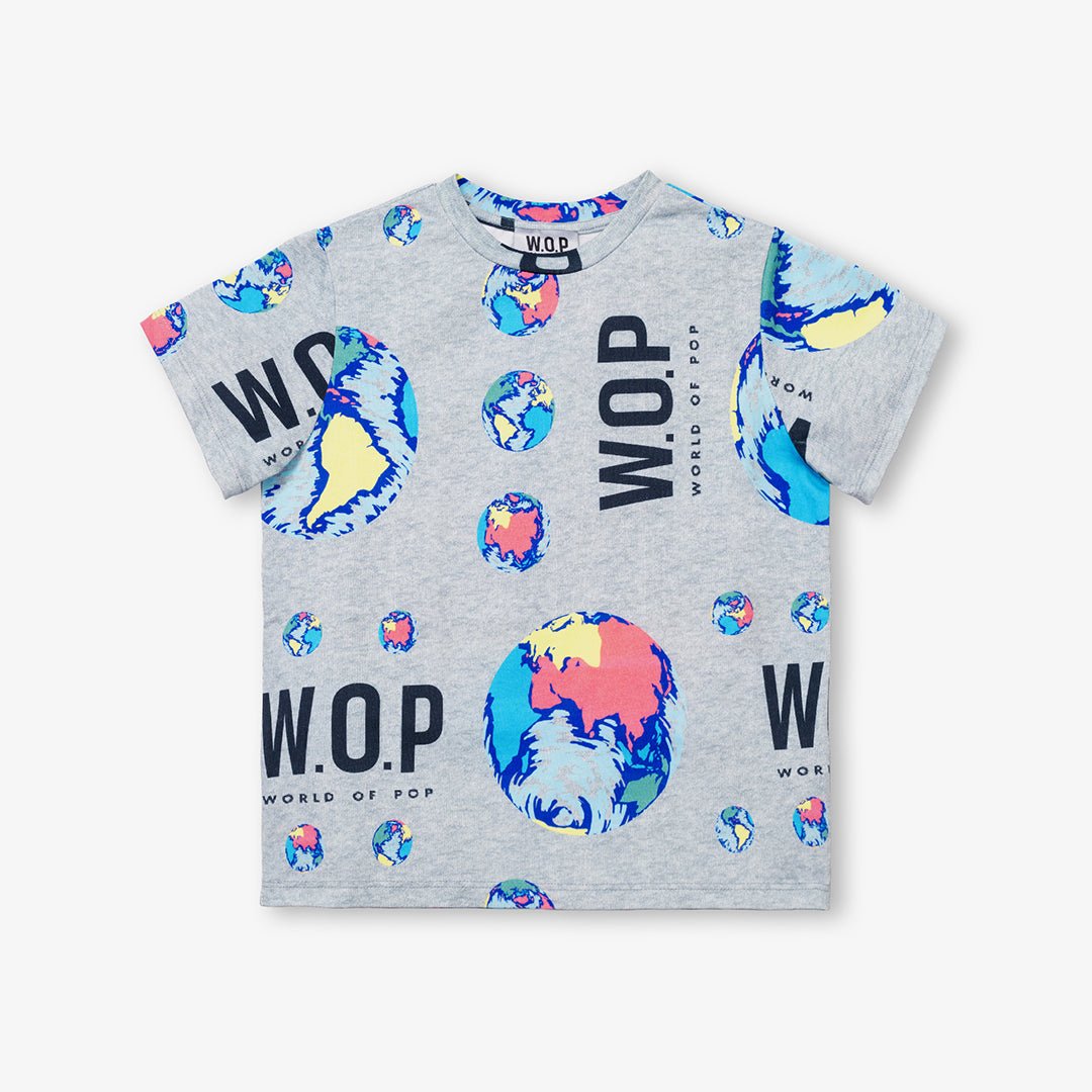 WOP - Printed T-shirt for children in organic cotton