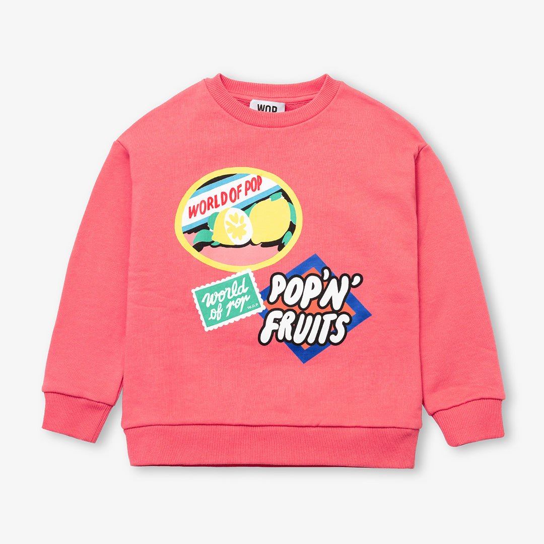 WOP - Sweatshirt "Tutti Frutti" for children in organic cotton