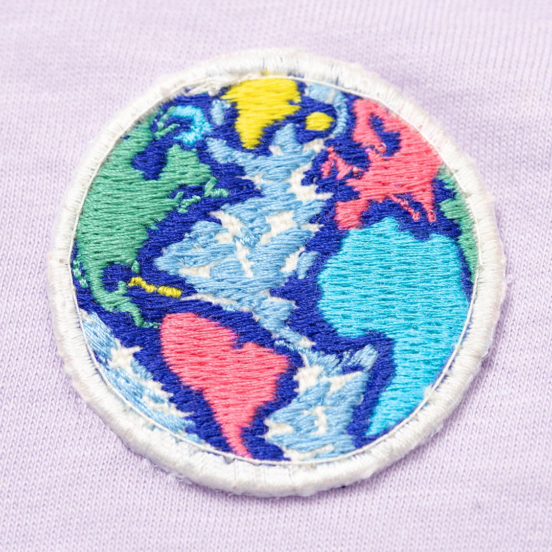 WOP - T-shirt badge "Planet" for children in organic cotton