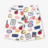WOP - Tutti Frutti" printed shorts for children in organic cotton