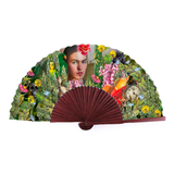 Frida Kahlo Hand Fan – Bamboo & Printed Fabric