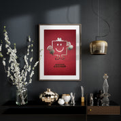 Arteonn Mr. Men &amp; Little Miss Monsieur Costaud Kunstdruck