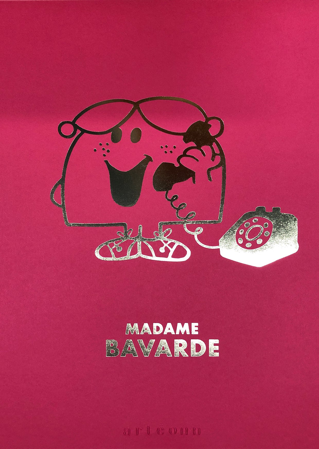 Arteonn Mr. Men & Little Miss Madame Bavarde Art Print