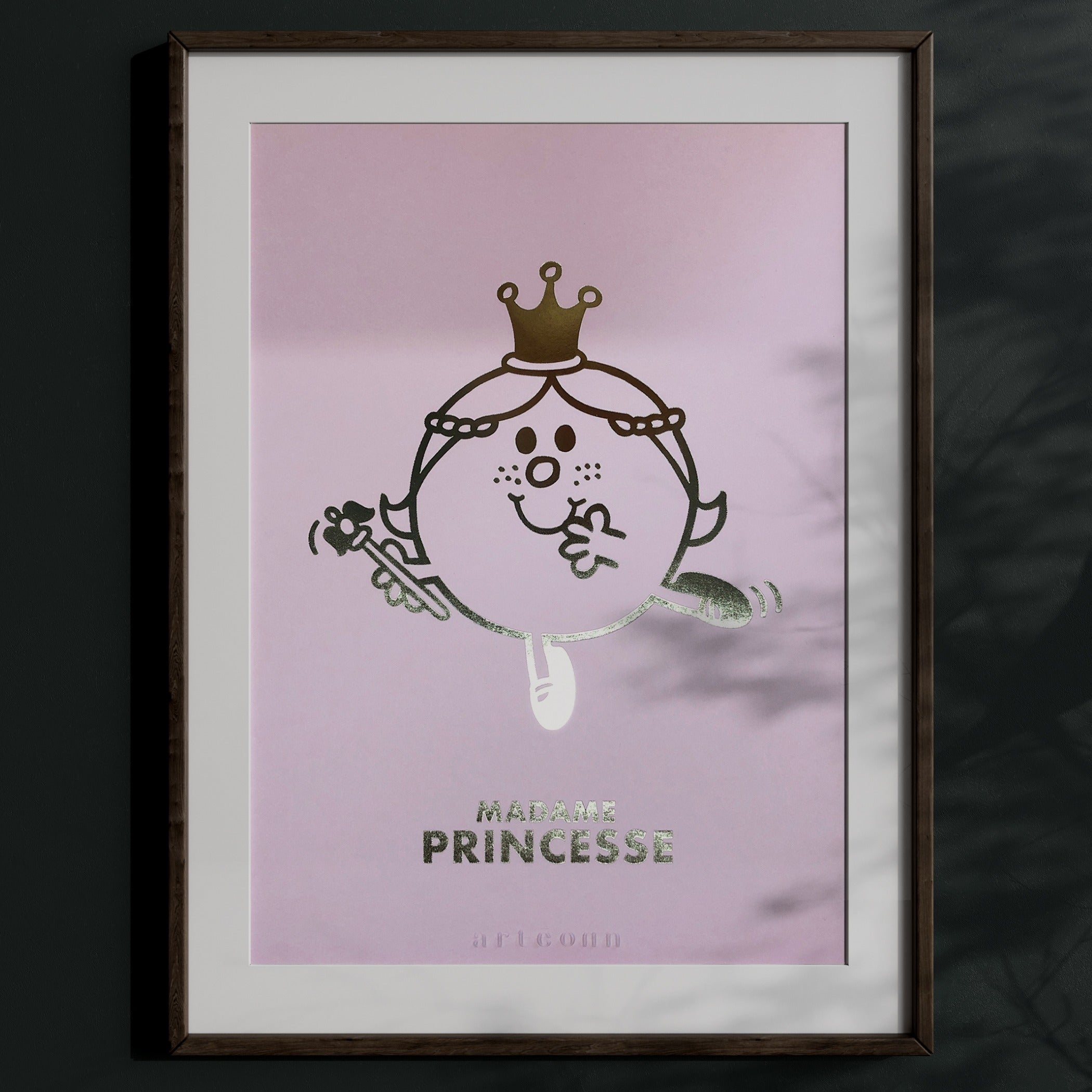 Arteonn Mr. Men & Little Miss Madame Princesse Art Print