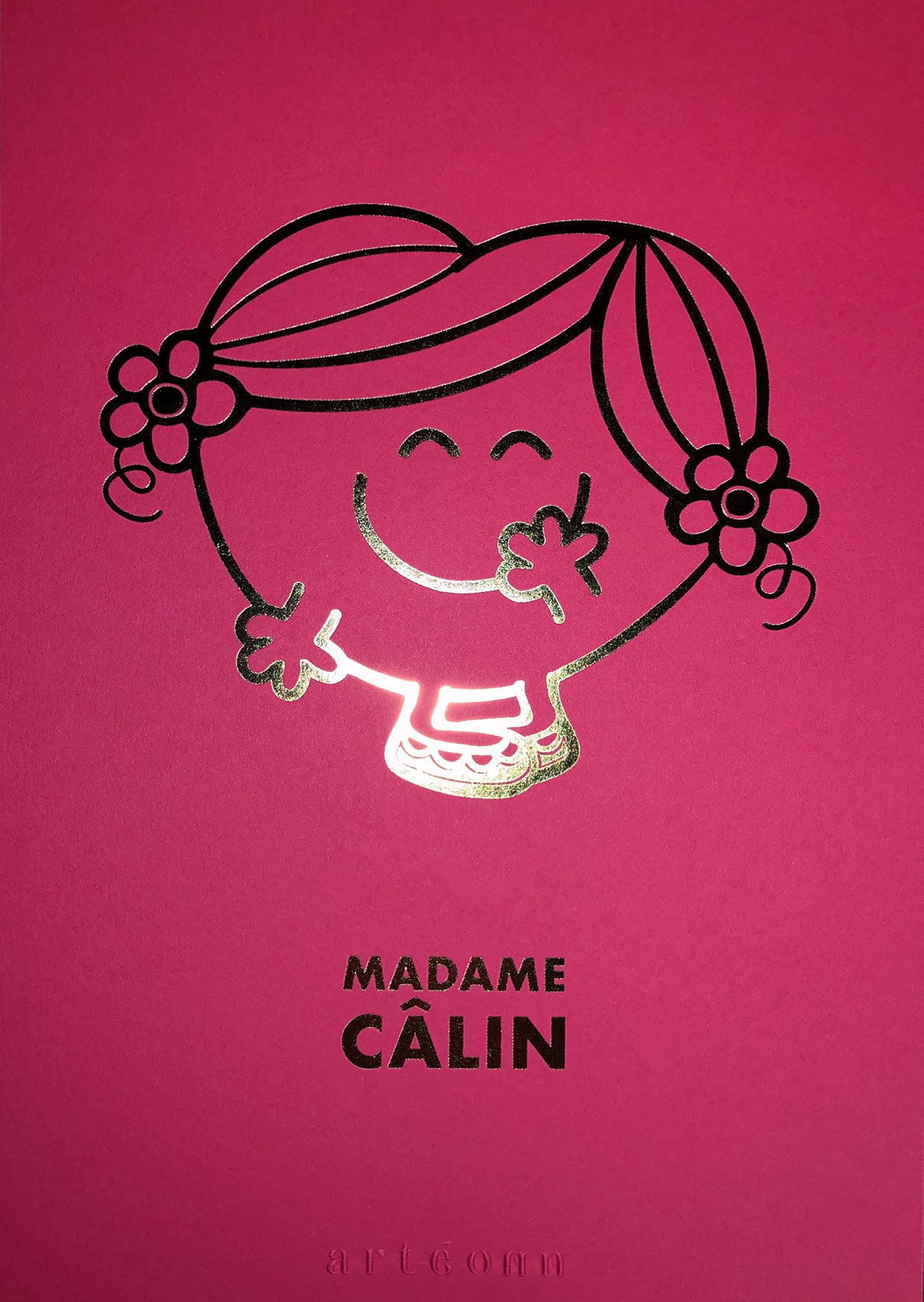 Arteonn Mr. Men & Little Miss Madame Calin Art Print