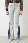 Ra Denim-Modular Flare Fit Grey Women's Jeans-4