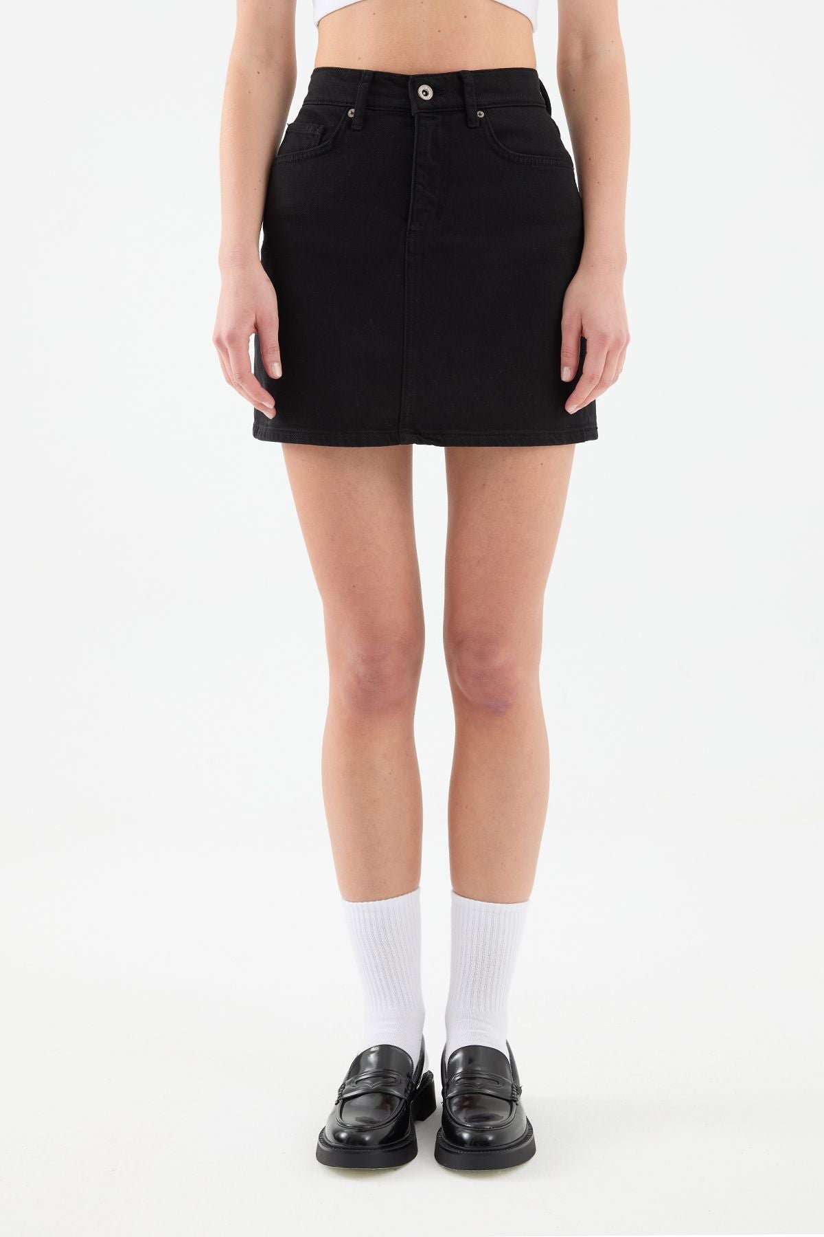 Jupe Femme Violet Noir