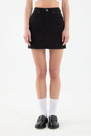 Jupe Femme Violet Noir