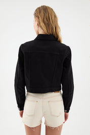 Veste Femme Violet Noir