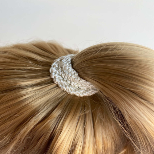 Ivory Velvet Hair Elastic Product vendor