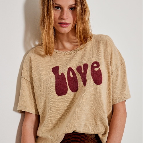 Love T-Shirt | Aspen Beige Product vendor