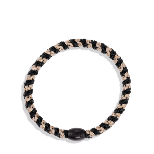 SLIM BLACK-BEIGE GLITTER STRIPE Product vendor