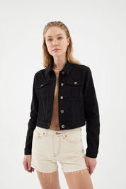 Veste Femme Violet Noir