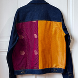 Dark Denim Patchwork Jacket N1
