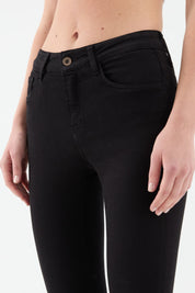 Jean skinny noir pour femme Sira