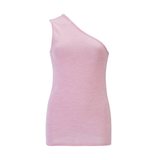 Nuage Cashmere Top une épaule – Pink