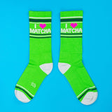 I ❤️ Matcha Gym Crew Socks
