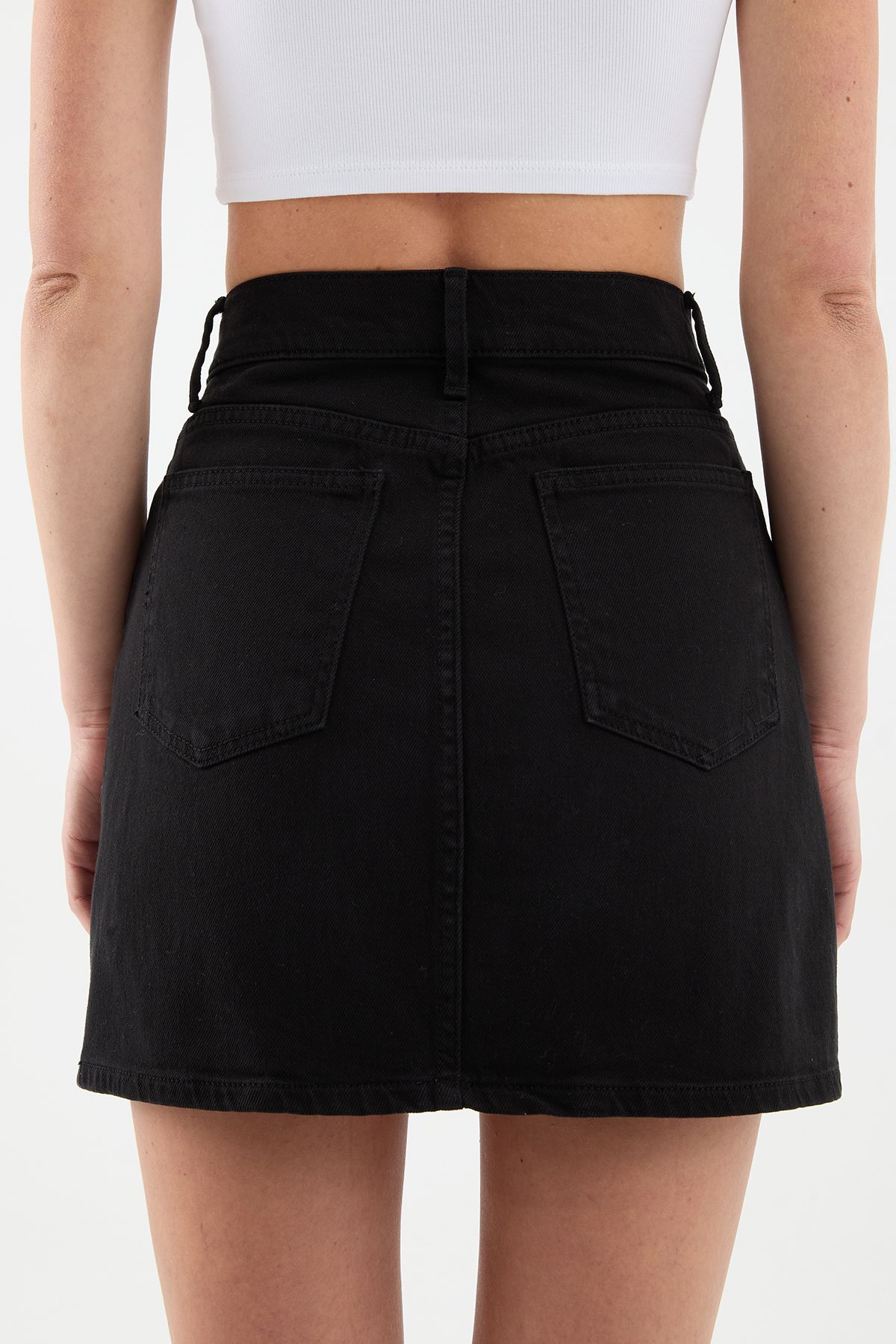 Jupe Femme Violet Noir