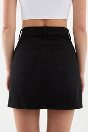 Jupe Femme Violet Noir