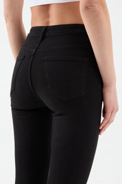 Jean skinny noir pour femme Sira