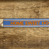 HOME SWEET HOME Woven Embroidered Keychain