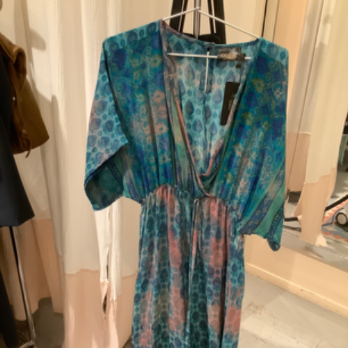 Bali Dress Turquoise Pink