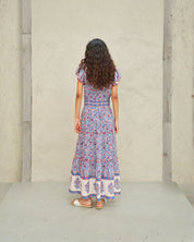 Della Maxi Dress - Blue/Pink