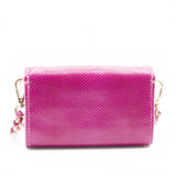 Aetalia Ary fuchsia pink leather shoulder bag, perfect for adding a pop of color to any outfit.