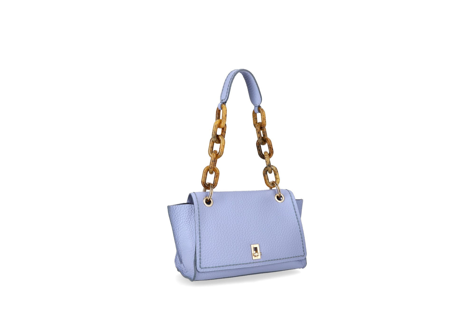 Sac bandoulière en cuir crème Plinio Visonà AMBRA