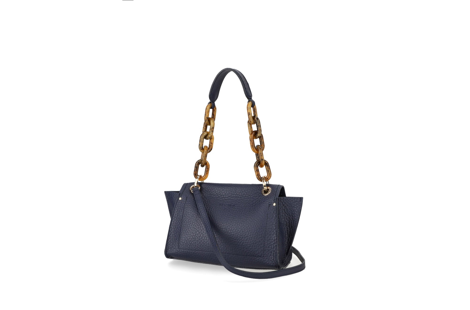 Sac bandoulière en cuir crème Plinio Visonà AMBRA