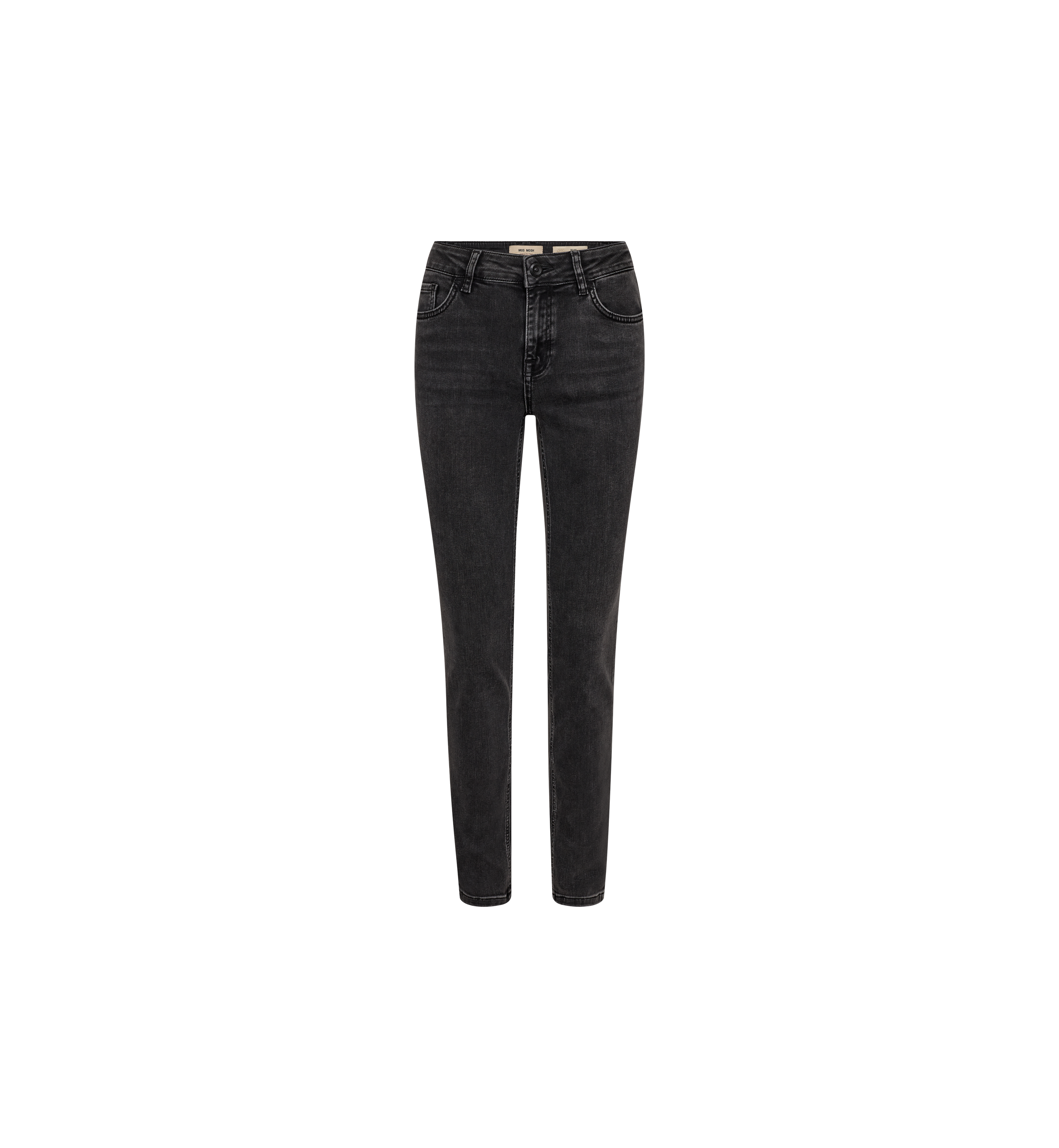 Mos Mosh Vice Deluxe jeans in grey, front view – 99things.ch