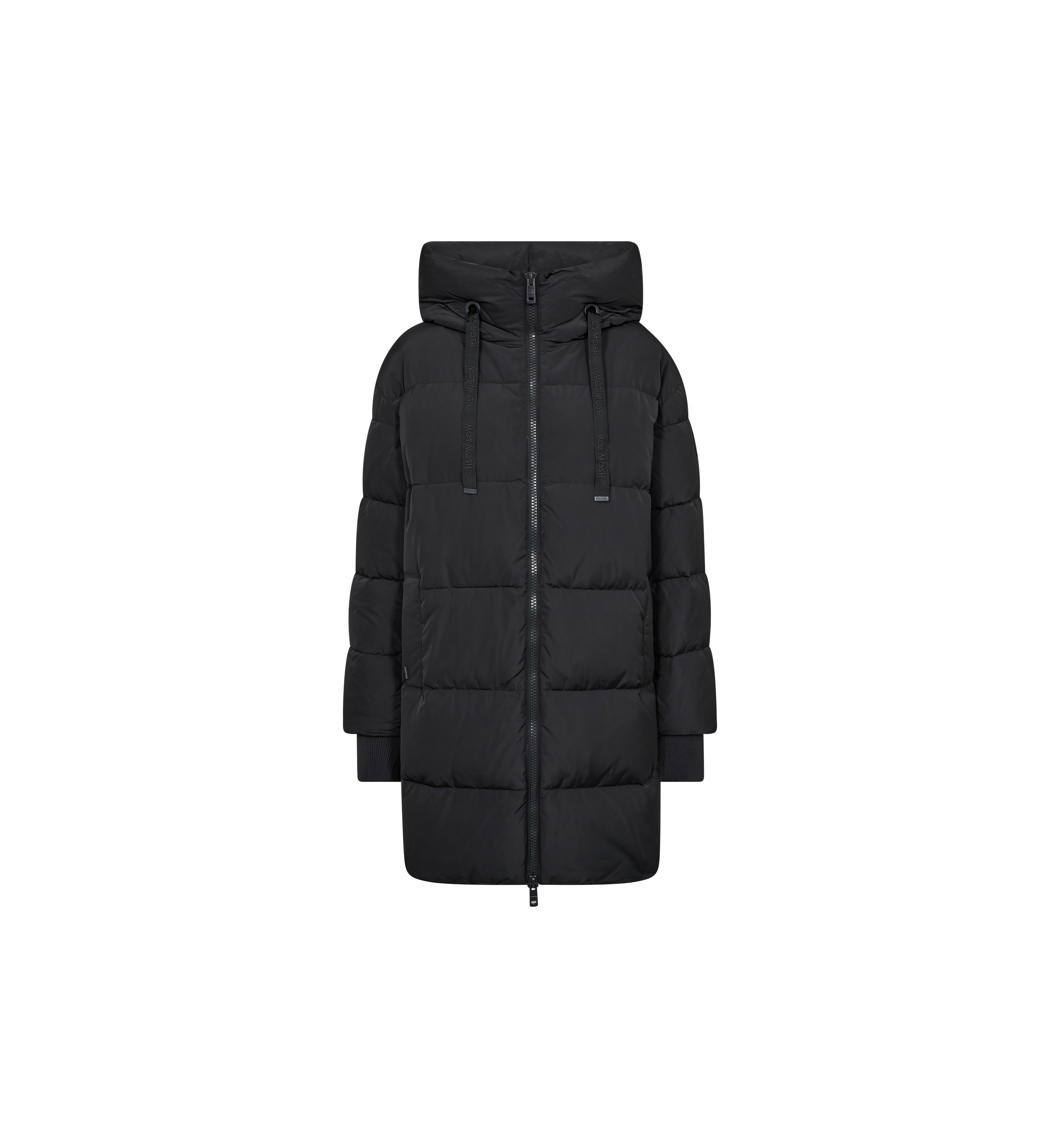 Mos Mosh Nova Avon down jacket in dark grey, front view – 99things.ch