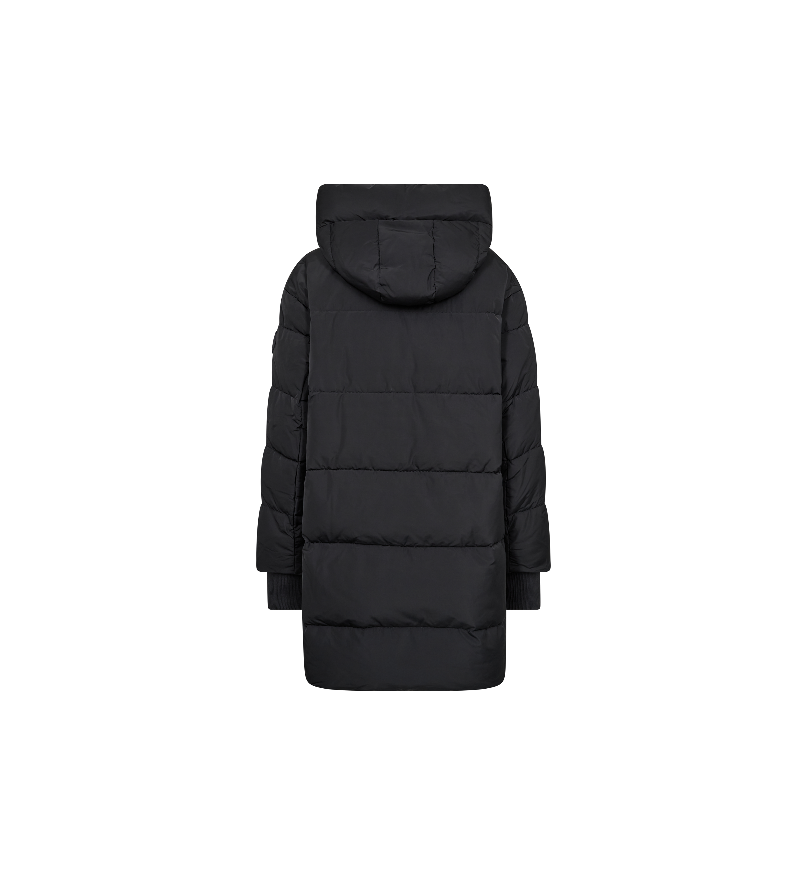 Mos Mosh Nova Avon down jacket in dark grey, back view – 99things.ch