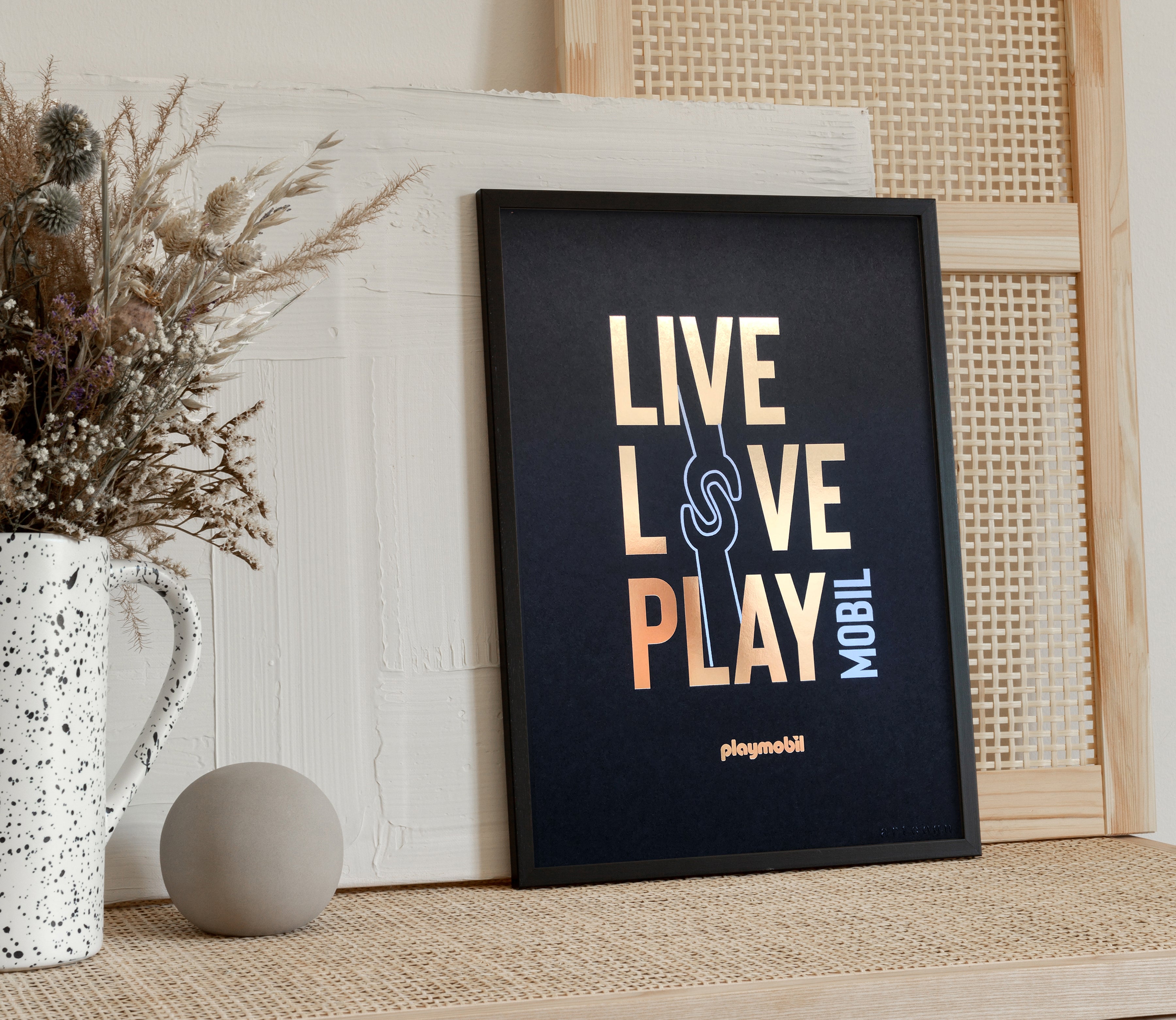 Arteonn Playmobil Live Love Portrait Art Decor