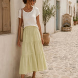 Lime Green Summer Skirt