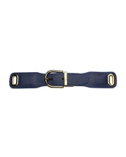 Reversible Leather Belt — Brown & Navy Blue