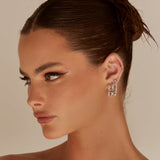 Luv AJ Ballier Chain Studs on model
