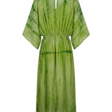 JUL26 Drop: Tie-Dye Silk Bali Dress – Green