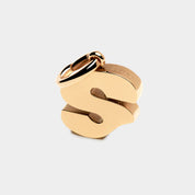 LETTER S CHARM/S/Golden