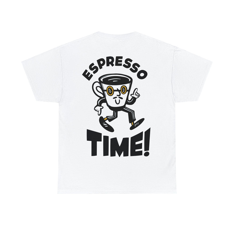 Espresso Time T-Shirt by Geneva Artist Rodrigue