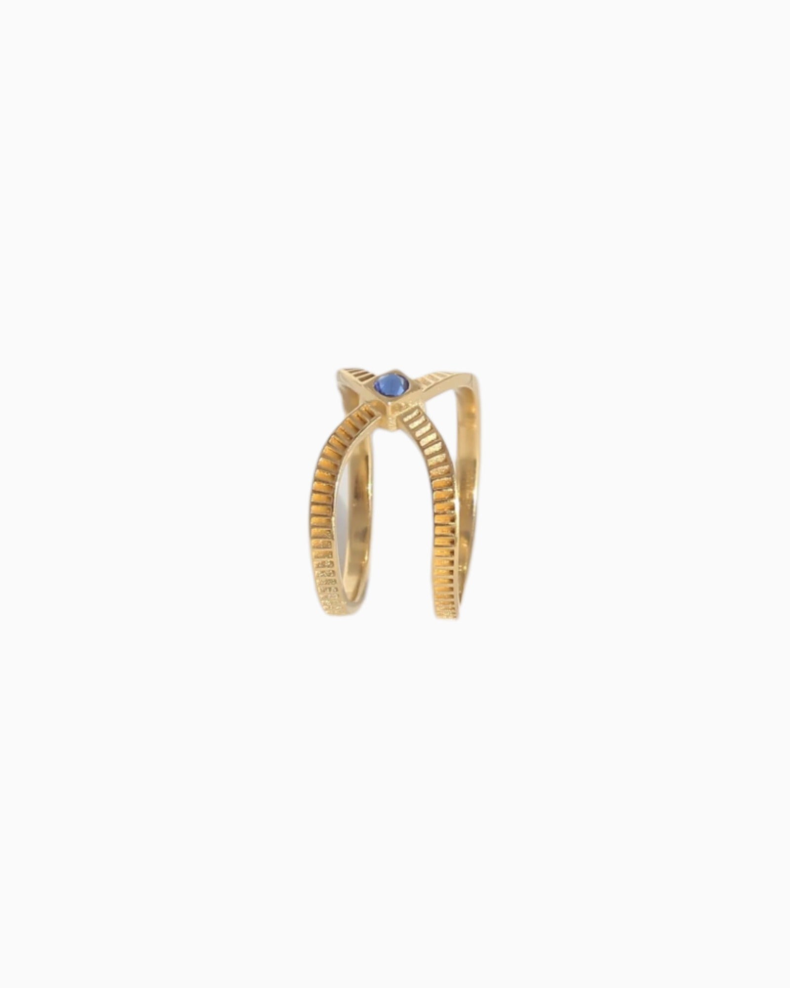 Handmade Calliophis golden ring #02