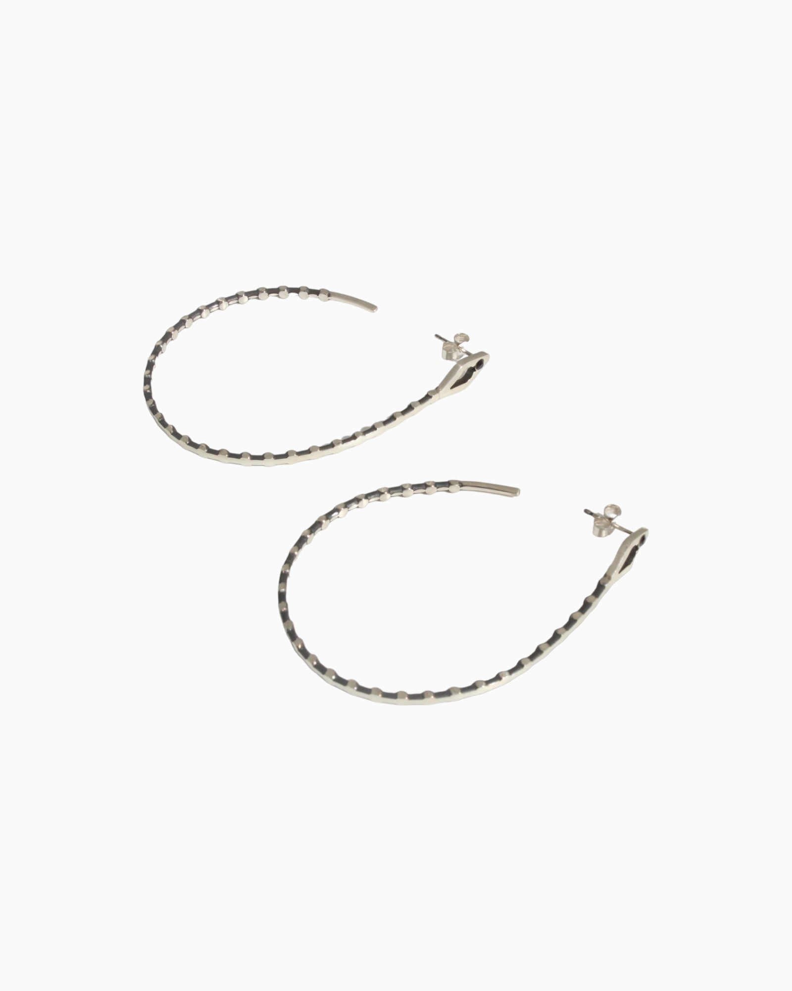 Fann! Handmade Silver earrings Naja #03