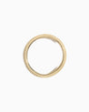 FANN! Simple gold ring Wavy #02 with 2N 10 micron gold