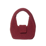 Atelier Bagatelle Graphique Bag in bordeaux, product view – 99things.ch