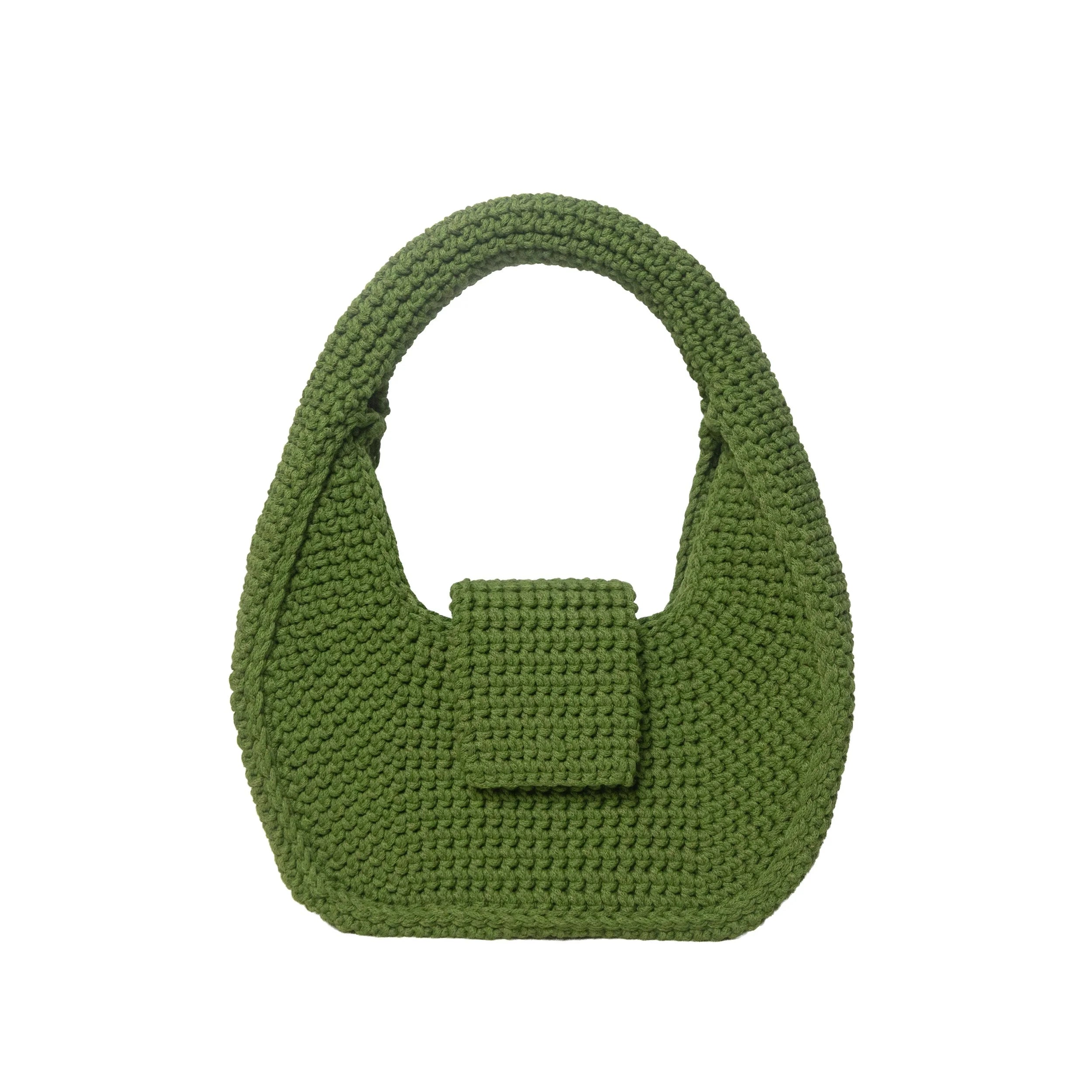 Atelier Bagatelle Graphique Bag in green, product view – 99things.ch