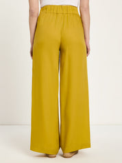 Wide-leg trousers - Dark Kiwi