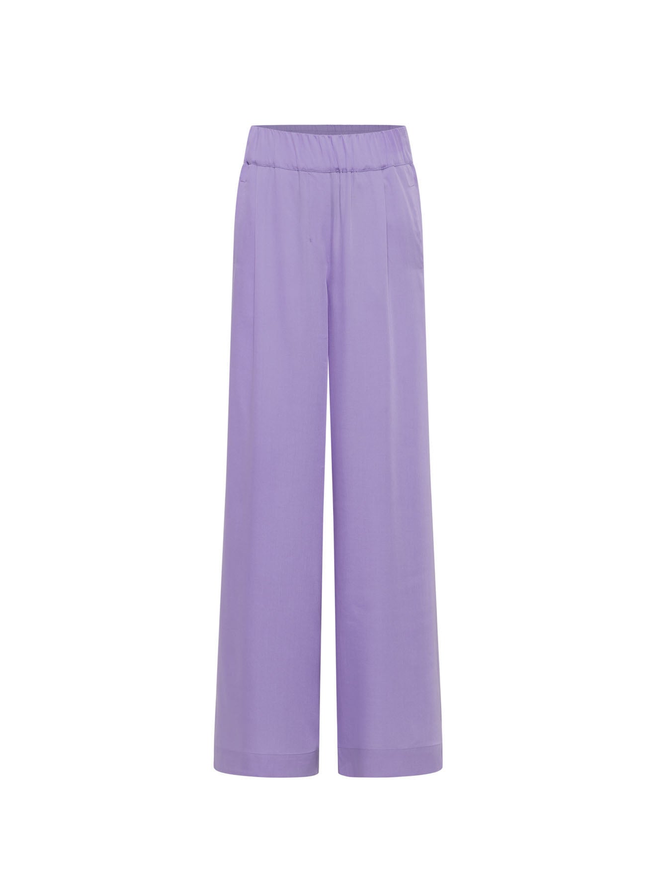 Wide-Leg Trousers - Purple Haze